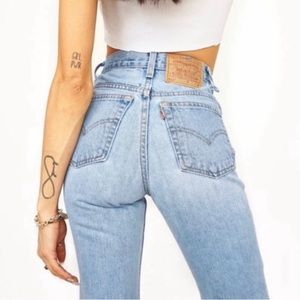 LEVI’s 512 VINTAGE HIGH RISE JEANS